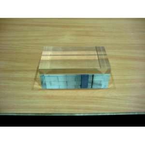  Clear Lucite/acrylic Solid Block 2 Thick X 6x6 Office 