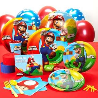 Super Mario Brothers Standard Party Kit for 16.Opens in a new window