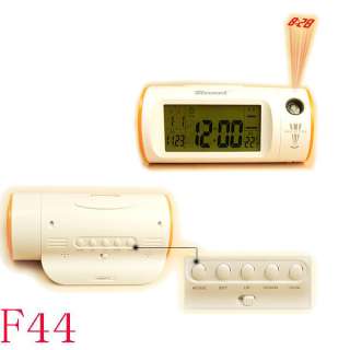 Voice Controlled Projection alarm Clock with Back light  