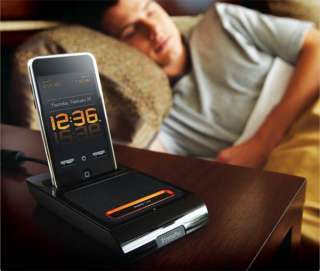   Alarm Clock for iPod and iPhone (Black)  Players & Accessories
