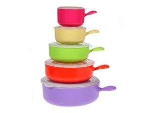   Kitchen Storage Containers Microwave Safe Bowls with Vent Lids