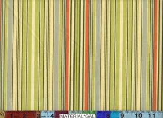 Amy Butler LOTUS Fabric ~ AB22 Green Oxford Stripe  