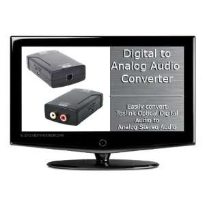  Digital To Analog Audio Converter Optical to Stereo 