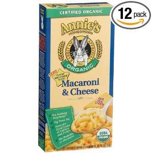   Homegrown Organic Classic Macaroni & Cheese, 6 Ounce Boxes (Pack of 12