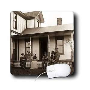     1900 The Old Homestead Antique Gray   Mouse Pads Electronics