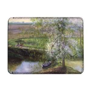  Flowering Apple Tree and Willow, 1991 by   iPad Cover 