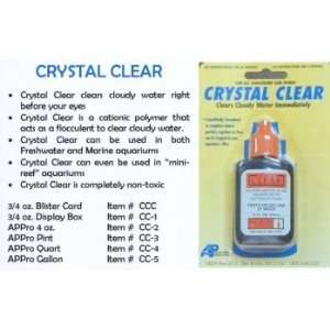  Crystal Clear Aquarium/Pond Water Treatment   4 Oz