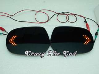   Present Door Mirror Glass with Arrow Amber LED Signal Light for TOYOTA