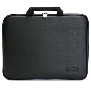Burnoaa Laptop Handle Bag Case Sleeve Faux Leather for 15.6 16 SONY 
