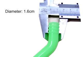 Silicone Exhaust Deflector Pipe For RC Car Green  