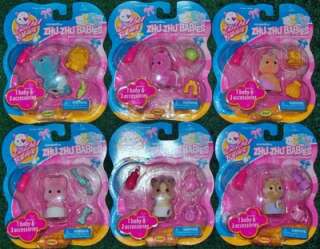 NEW Zhu Zhu BABIES Hamster Pets Adorable Baby w/ Accessories ~ LOTS of 