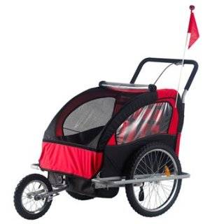 Aosom 2in1 Double Baby Bicycle Bike Trailer and Stroller