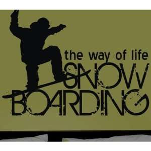  Boarding the Way of Life Wall Decal Size 28 H x 38 W 