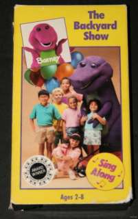 Barney and the Backyard Gang   The Backyard Show VHS  