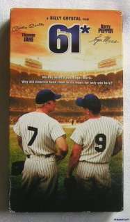 61* Roger Maris and Mickey Mantle Baseball Movie VHS Video by Billy 