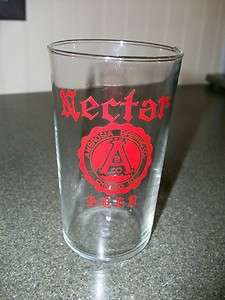 NECTAR BEER Ambrosia Brewing Co. Chicago Illinois Glass 1940s 