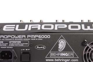 Behringer EUROPOWER PMP6000 20 Channel Powered Mixer Regular 