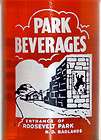 Rare ACL soda pop bottle PARK BEVERAGES Roosevelt Park