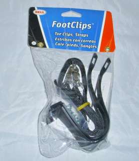 Bell Footclips Toe Clips and Straps for Bike Pedals  