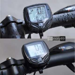 Wireless LCD Bike Bicycle Computer Odometer Speedometer  