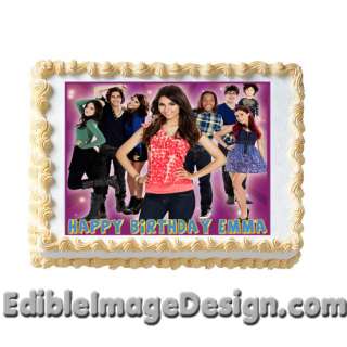 VICTORIOUS Edible Birthday Cake Party Image Topper NEW  