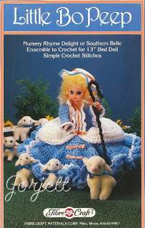 Little Bo Peep, Fibre Craft crochet patterns  