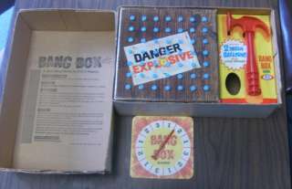 Bang Box Game 1969 Ideal Toys Board Game Complete  