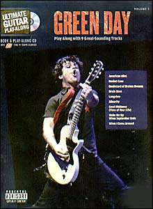 Green Day Ultimate Guitar Play Along Tab Book Cd NEW  