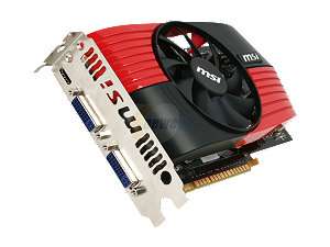    MSI N450GTS M2D1GD5/OC GeForce GTS 450 (Fermi) 1GB 128 