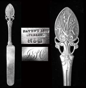 GORHAM LILY/LILY OF VALLEY(1870)A/S TEA/BREAKFAST KNIFE  