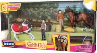 BNIB Breyer Stablemates Toy Horses THE SADDLE CLUB Play Set Stevie 