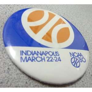  1980 Final Four Basketball Pin Button Indianapolis   NBA 