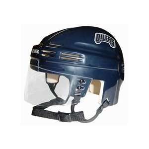   Oilers NHL Authentic Mini Hockey Helmet from Bauer