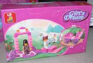 Lego Building Blocks Girls Dream Princess Carriage 99 PC Set New Legos 