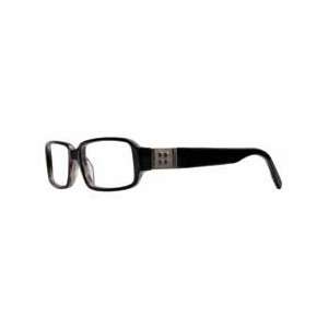  BCBG SAVINO Eyeglasses Black Horn Frame Size 56 17 145 