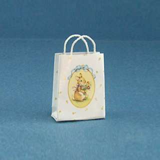 Dollhouse Miniature Adorable Bunny Gift Bag #XV21033  