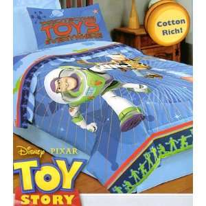  Toy Story Buzz Bedding Set 4 Pc Twin Bed in a Bag