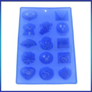 Silicone Cake Chocolate Jelly Mold Muffin Cupcake Cube Pan Maker Tray 