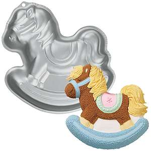 Boy / Girl Baby Shower Party ROCKING HORSE CAKE PAN  