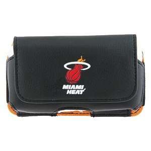 Official Licensed NBA   Miami Heat Universal Horizontal Pouch for Cal 