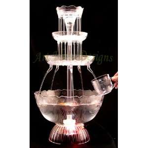   Bowl Wedding Cake Water Fountain Light 8 cups LRG