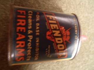 Fiendoil gun firearm oil can sole makers McCambridge lubricant vintage 