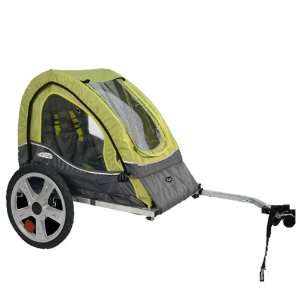 InStep Sync Single Bicycle Trailer, Green/Gray  Sports 