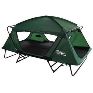 Kamprite Double Tent Cot with Rainfly   Green.Opens in a new window