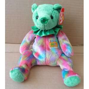  TY Beanie Babies Emerald May Birthday Bear Stuffed Animal Plush 