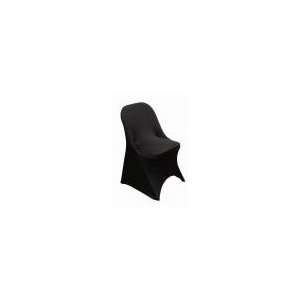   Wholesale wedding Folding Spandex Chair Cover   Black