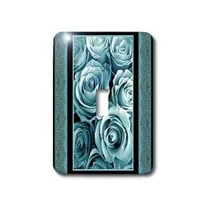  Nature Florals Flowers Roses Bouquet Damask   Turquoise blue rose 