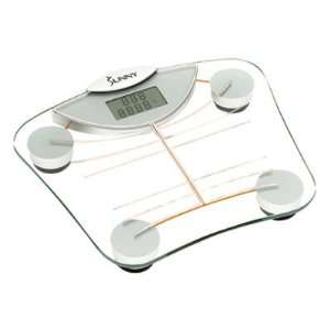  Sunny Body Fat Water Weight Bathroom Monitor Scale LCD 