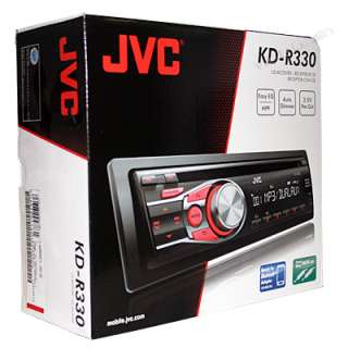 NEW JVC KD R330 Car Stereo CD/ Player Receiver/Head Unit iPod 