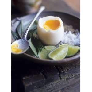  Boiled Egg with Lime, Salt, Pepper & Vietnamese Coriander 